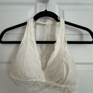 Gilly Hicks by Hollister Lace Halter Bralette w/ Padding